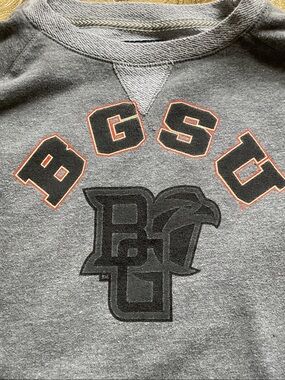 Bowling Green State University raglan terry long sleeve top